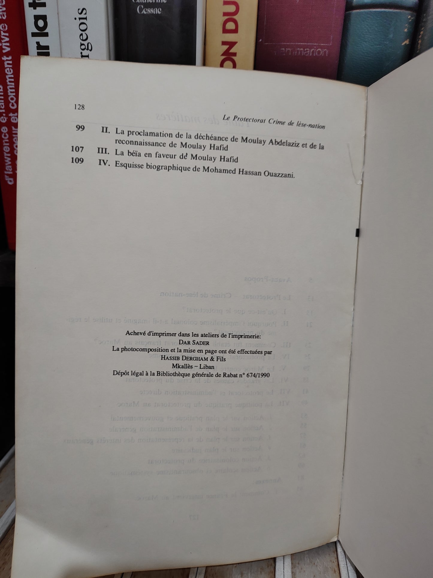 Ouazzani - Le protectorat Crime de lèse nation : Le cas du Maroc