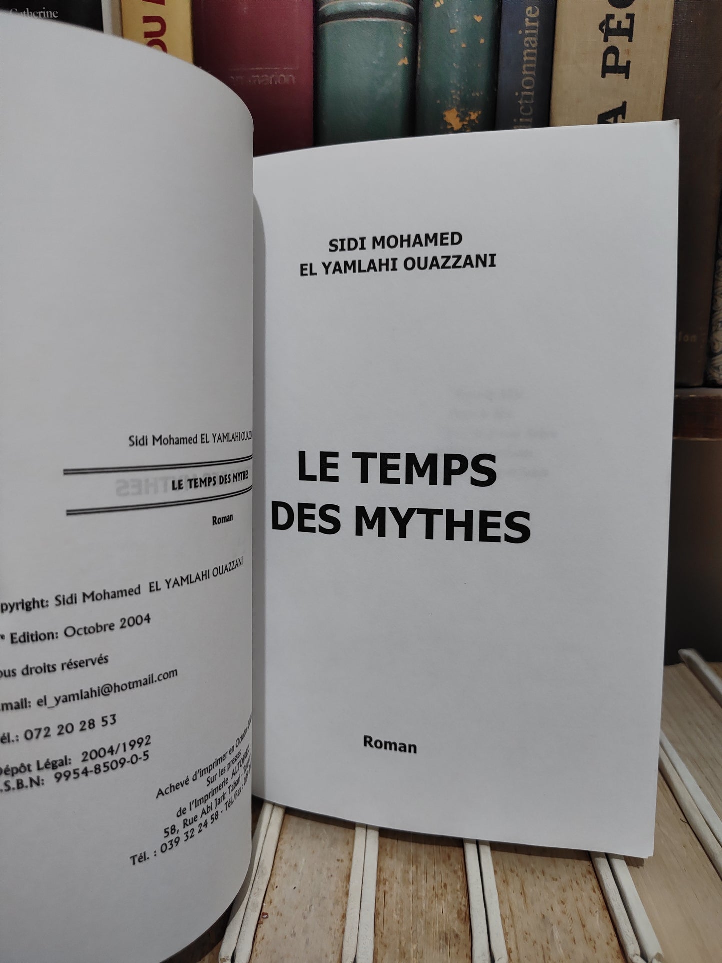 Ouazzani - Le temps des mythes