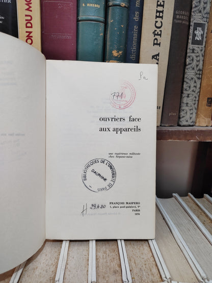 Ouvriers faces aux appareils : Une expérience de militantisme chez Huspano-suiza