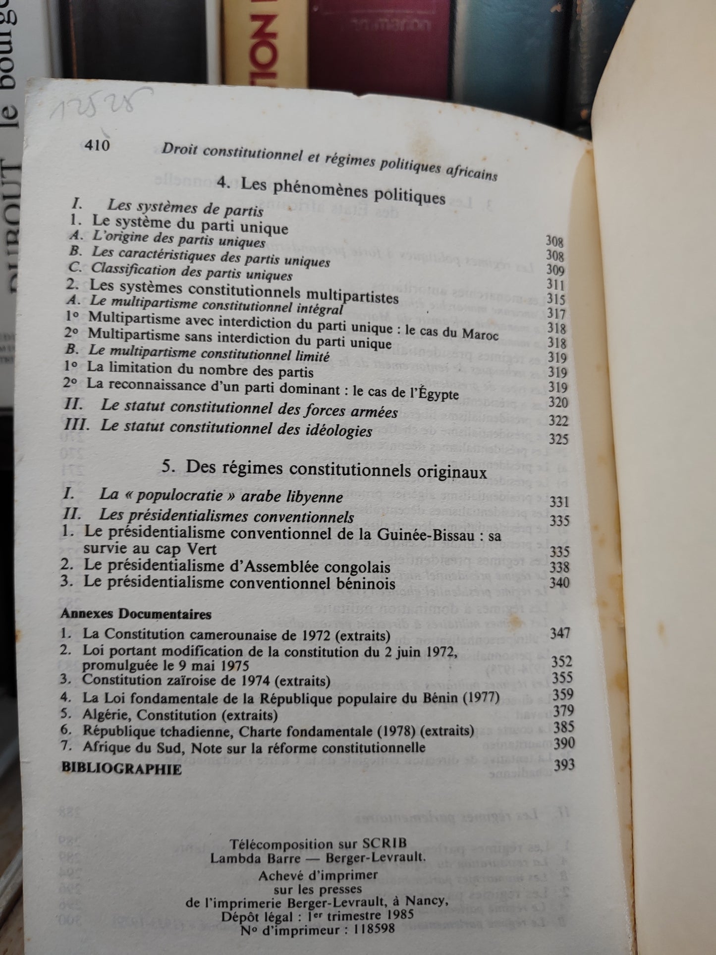 Owona - Droit constitutionnel et régimes politiques africains