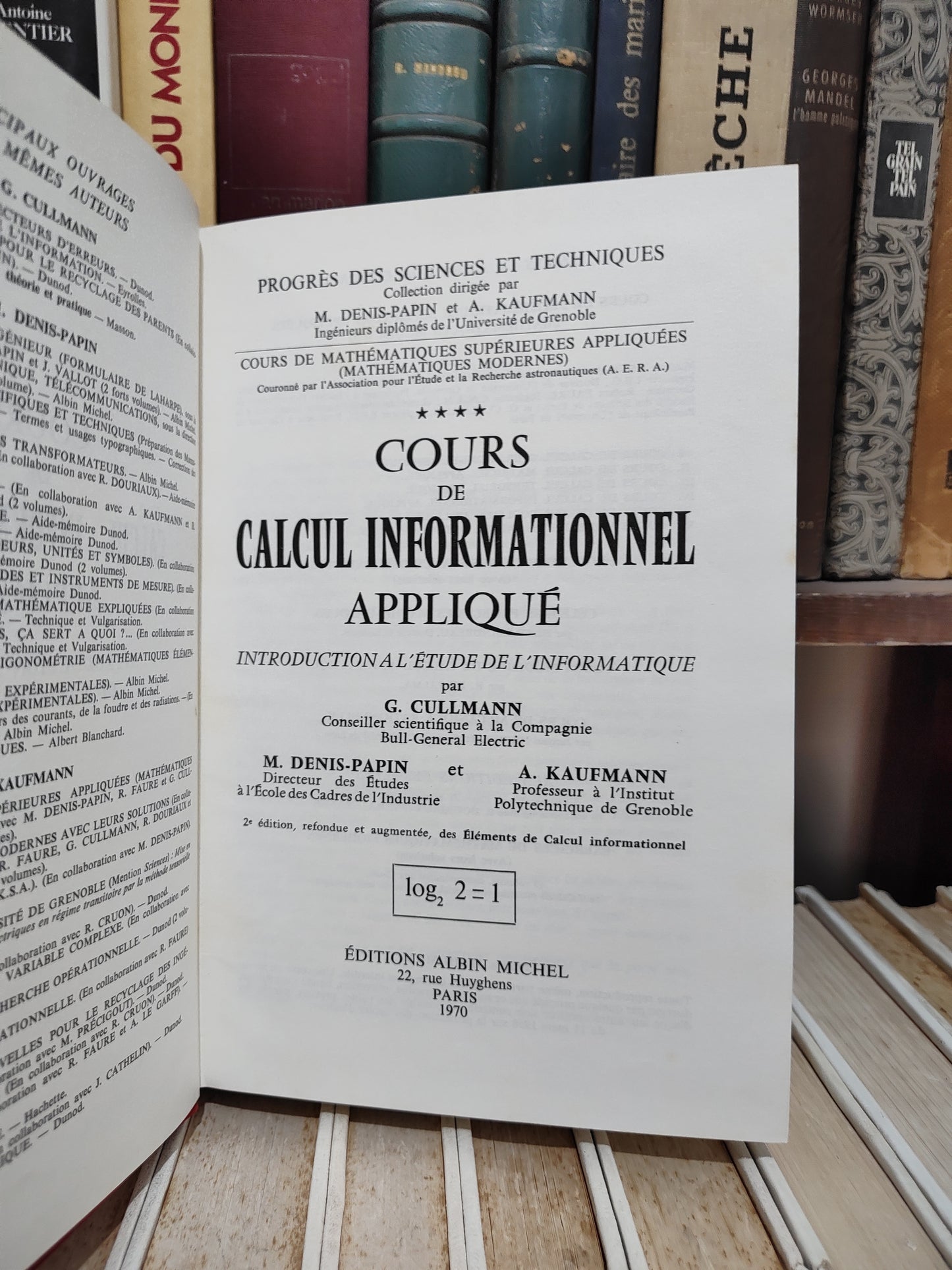 Papin - Cours de calcul informationnel appliqué