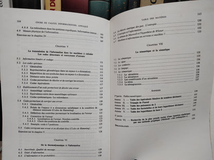 Papin - Cours de calcul informationnel appliqué