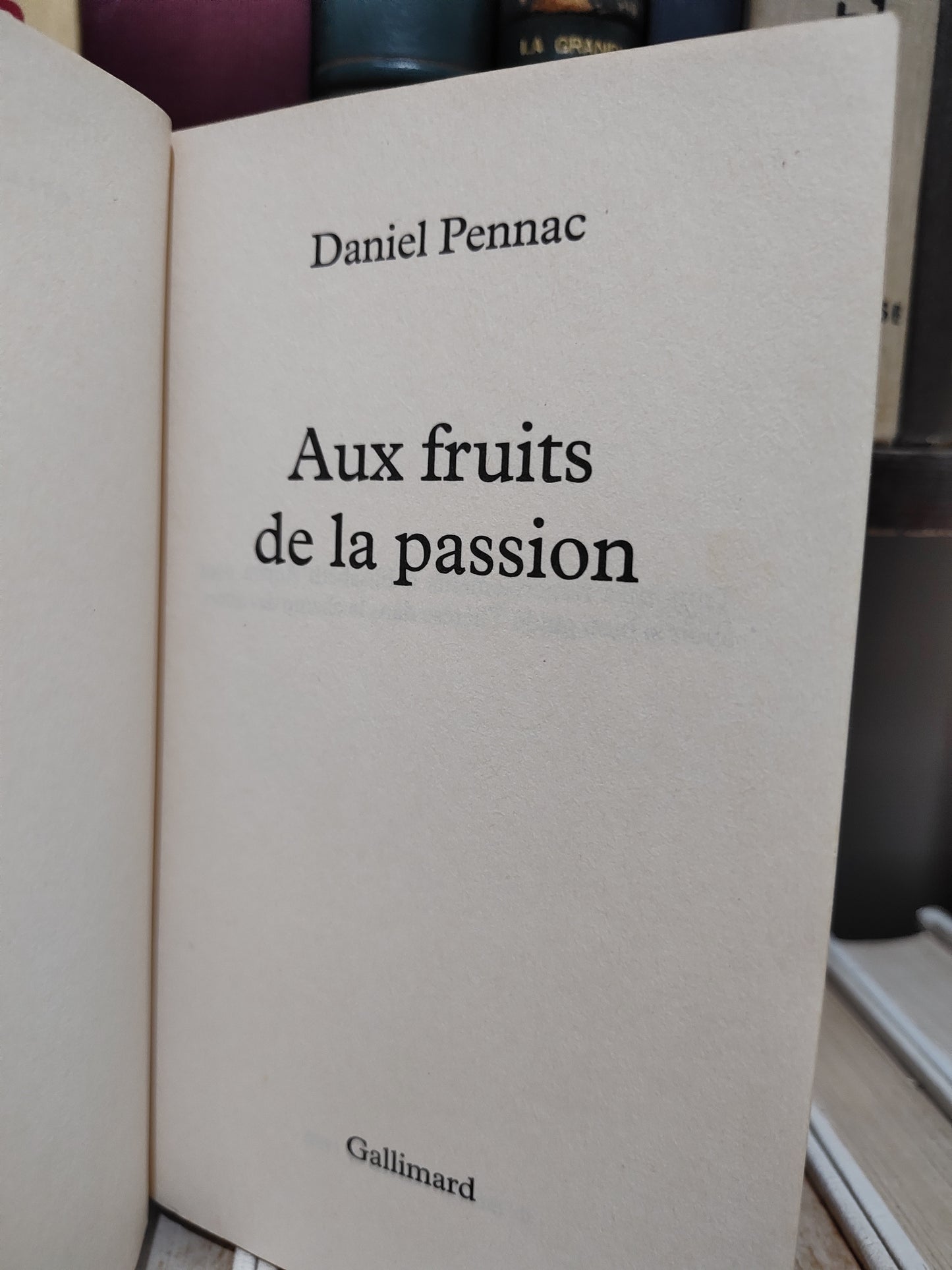 Pennac - Aux fruit de la passion