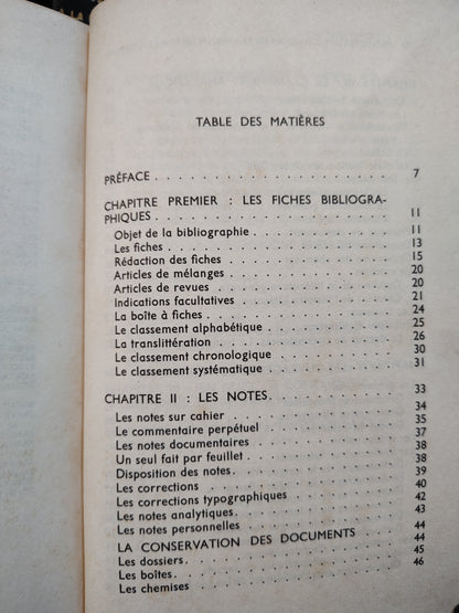 Perus - Méthodes et techniques de travail en histoire littéraire