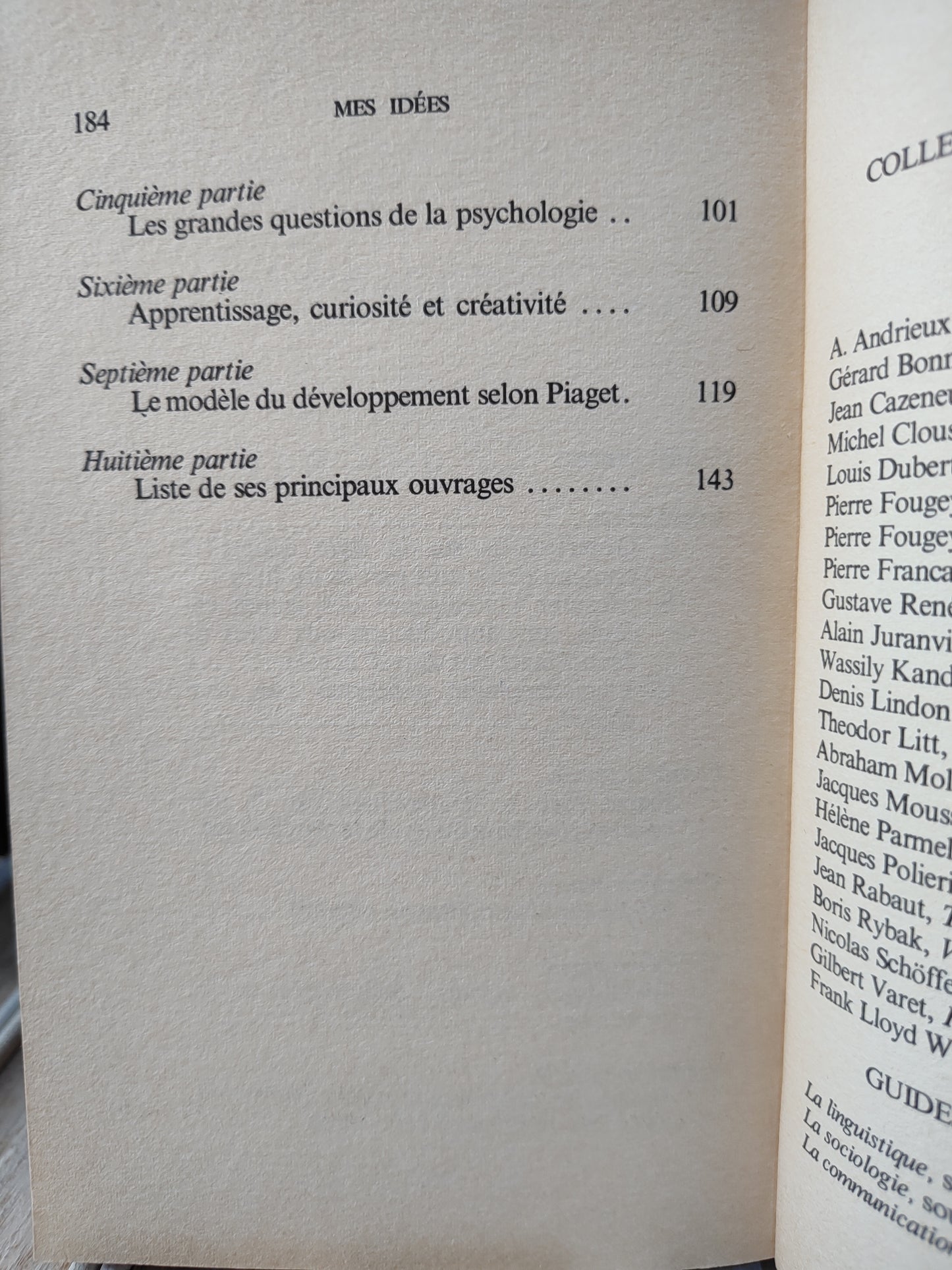 Piaget - Mes idées