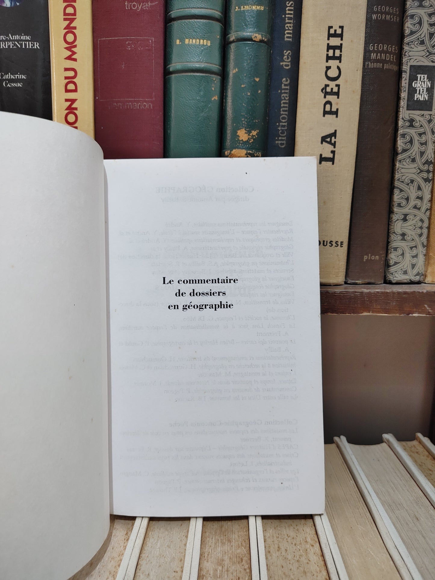 Pigeon - Le commentaire de dossiers en géographie