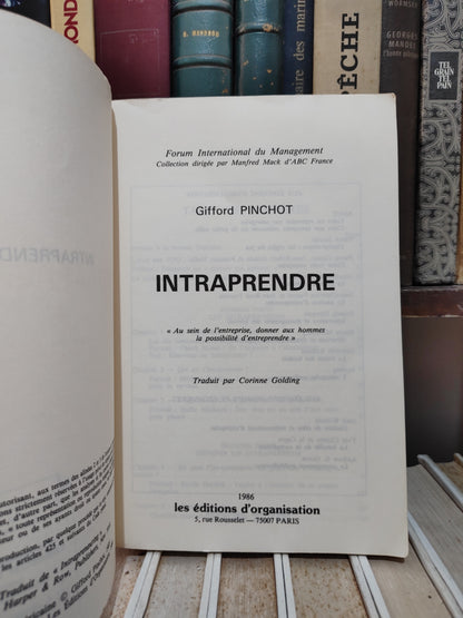 Pinchot - Intraprendre