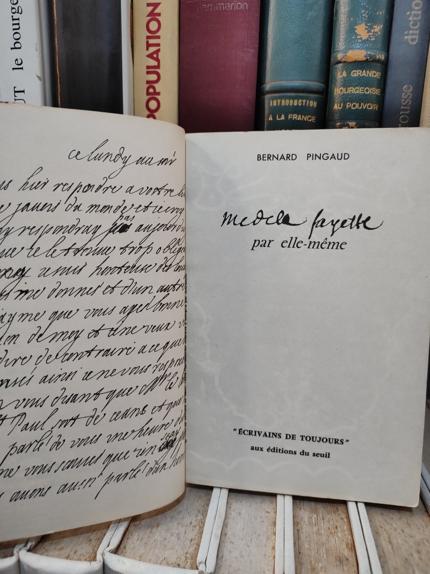 Pingaud - De Lafayette par elle même ; Écrivains de toujours