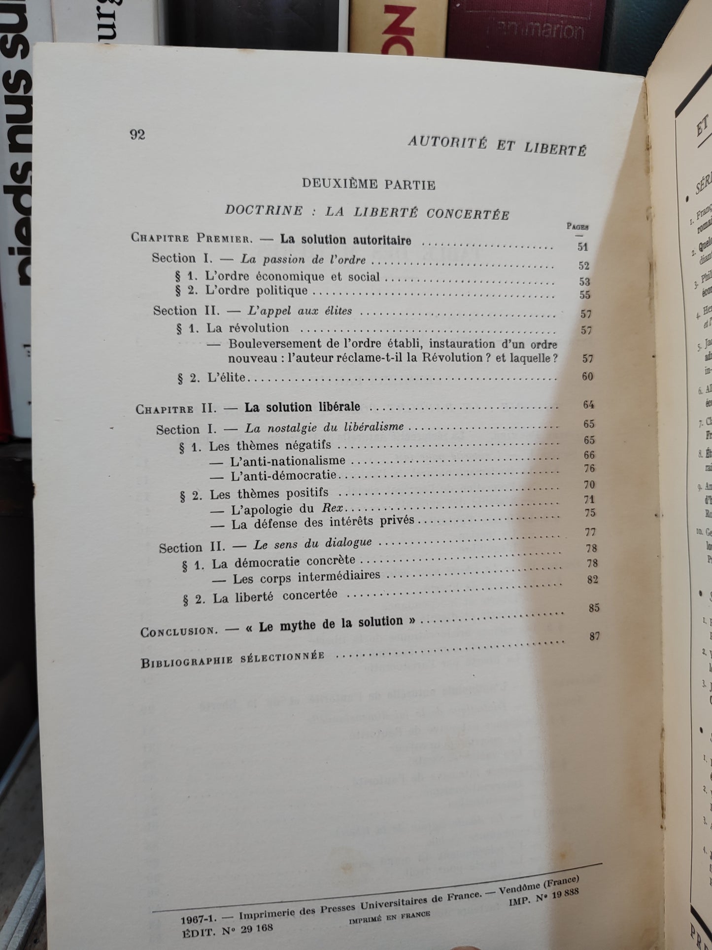 Pisier - Autorité et liberté dans les écrits politiques de Bertrand de Jouvenel