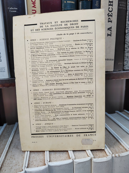 Pisier - Autorité et liberté dans les écrits politiques de Bertrand de Jouvenel