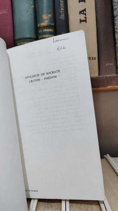 Platon - Apologie de Socrate Criton Phédon