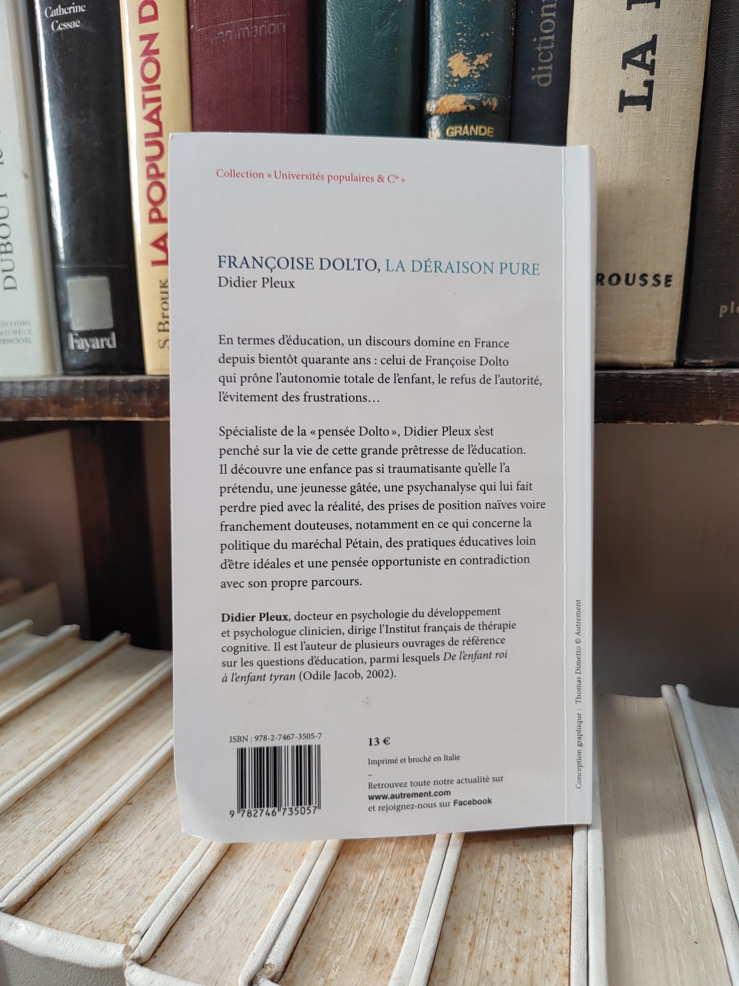 Pleux - Françoise Dolto la déraison pur