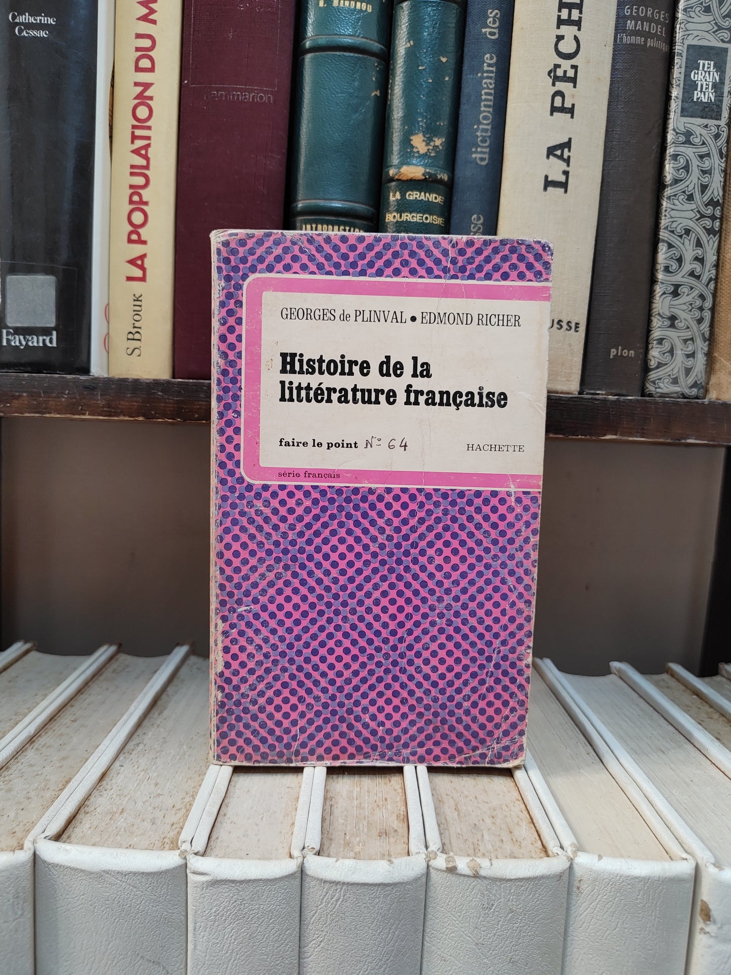 Plinval - Histoire de la littérature française