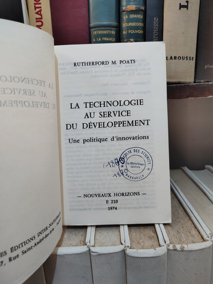 Poats - La technologie au service du développement