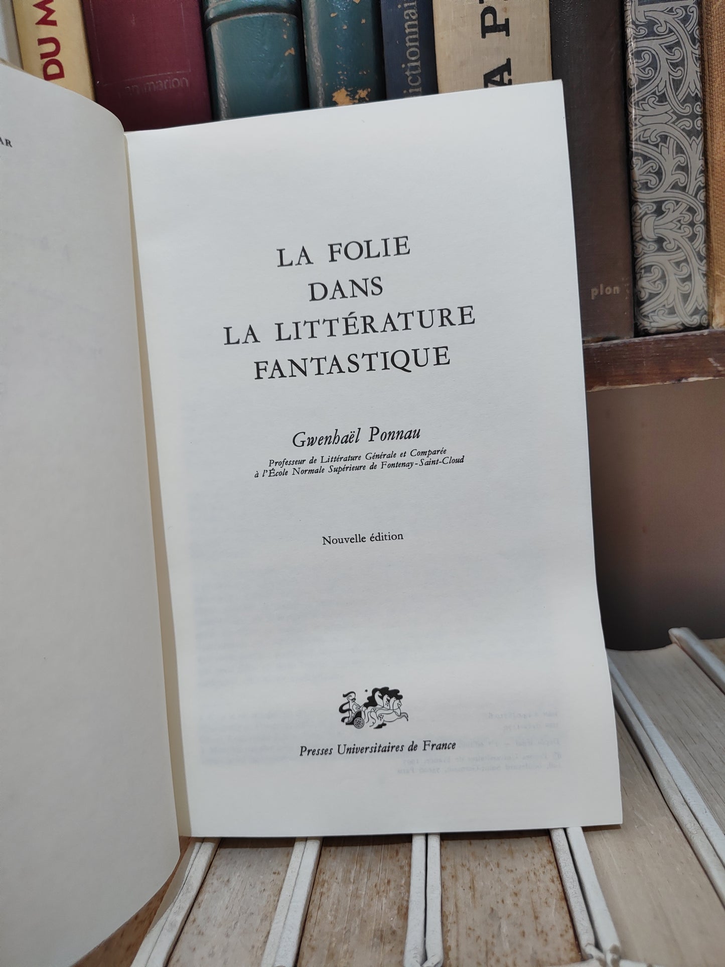 Ponnau - La folie dans la littérature fantastique