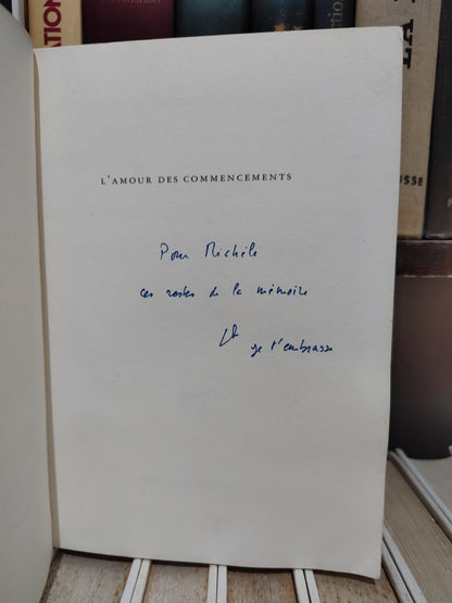 Pontalis - L'amour des commencements