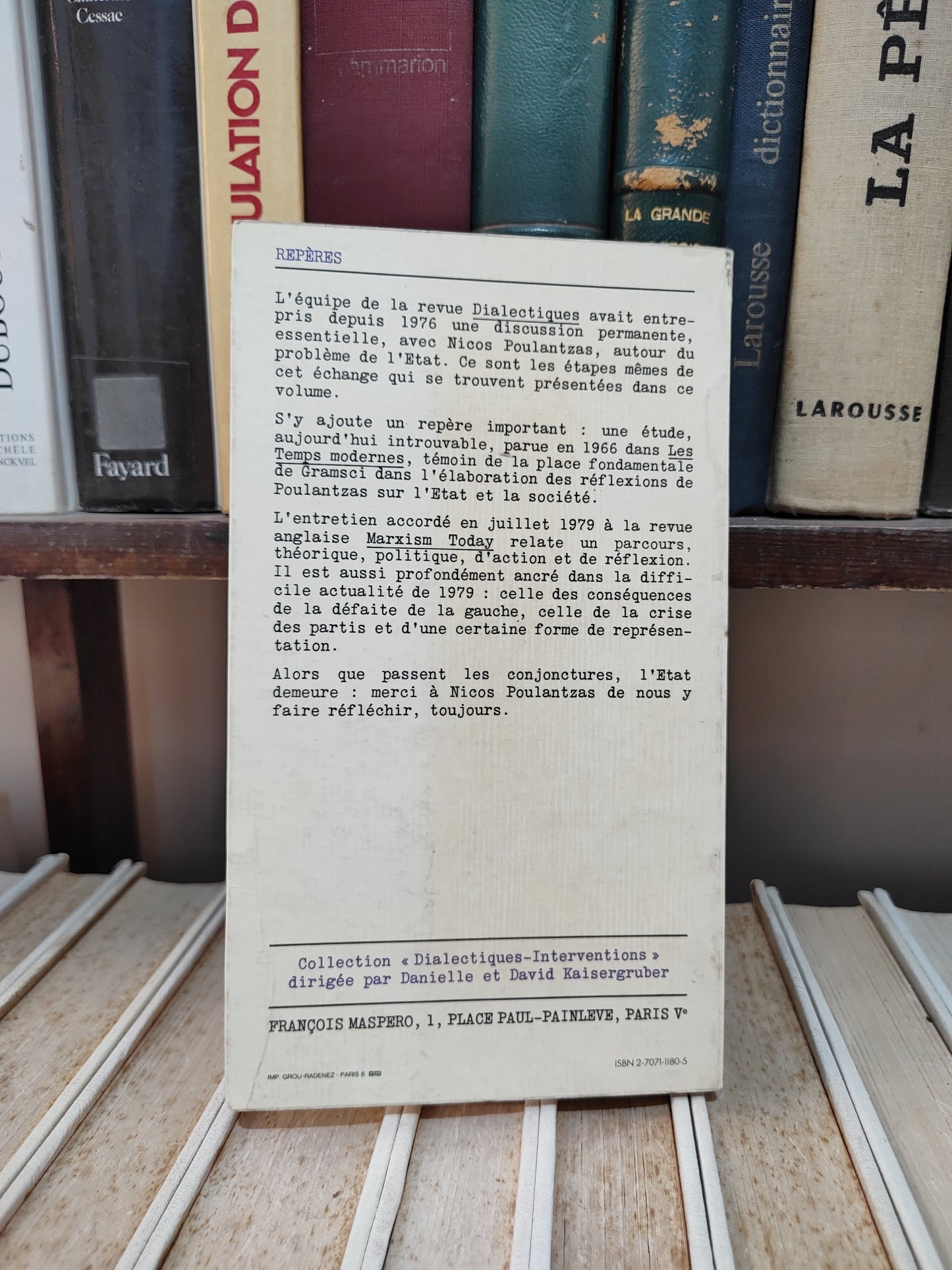 Poulantzas - repères : Hier et aujourd'hui Textes sur l'Etat