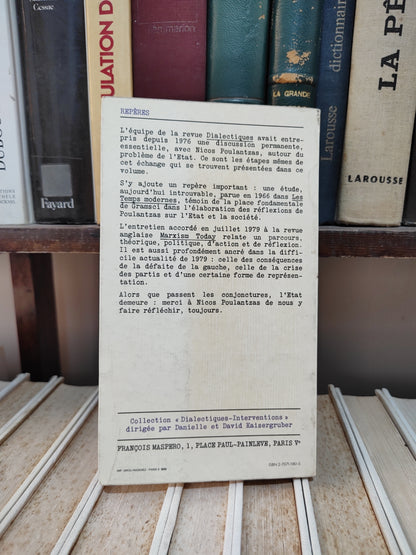 Poulantzas - repères : Hier et aujourd'hui Textes sur l'Etat