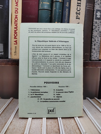 Pouvoirs 22 La R F A