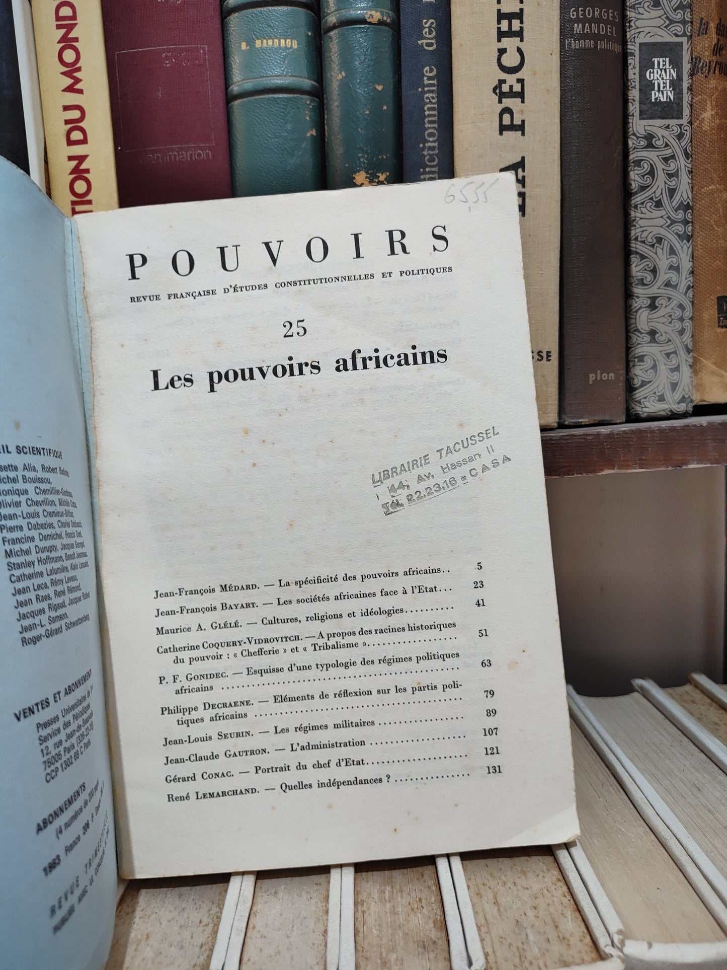 Pouvoirs 25 Les pouvoirs africains