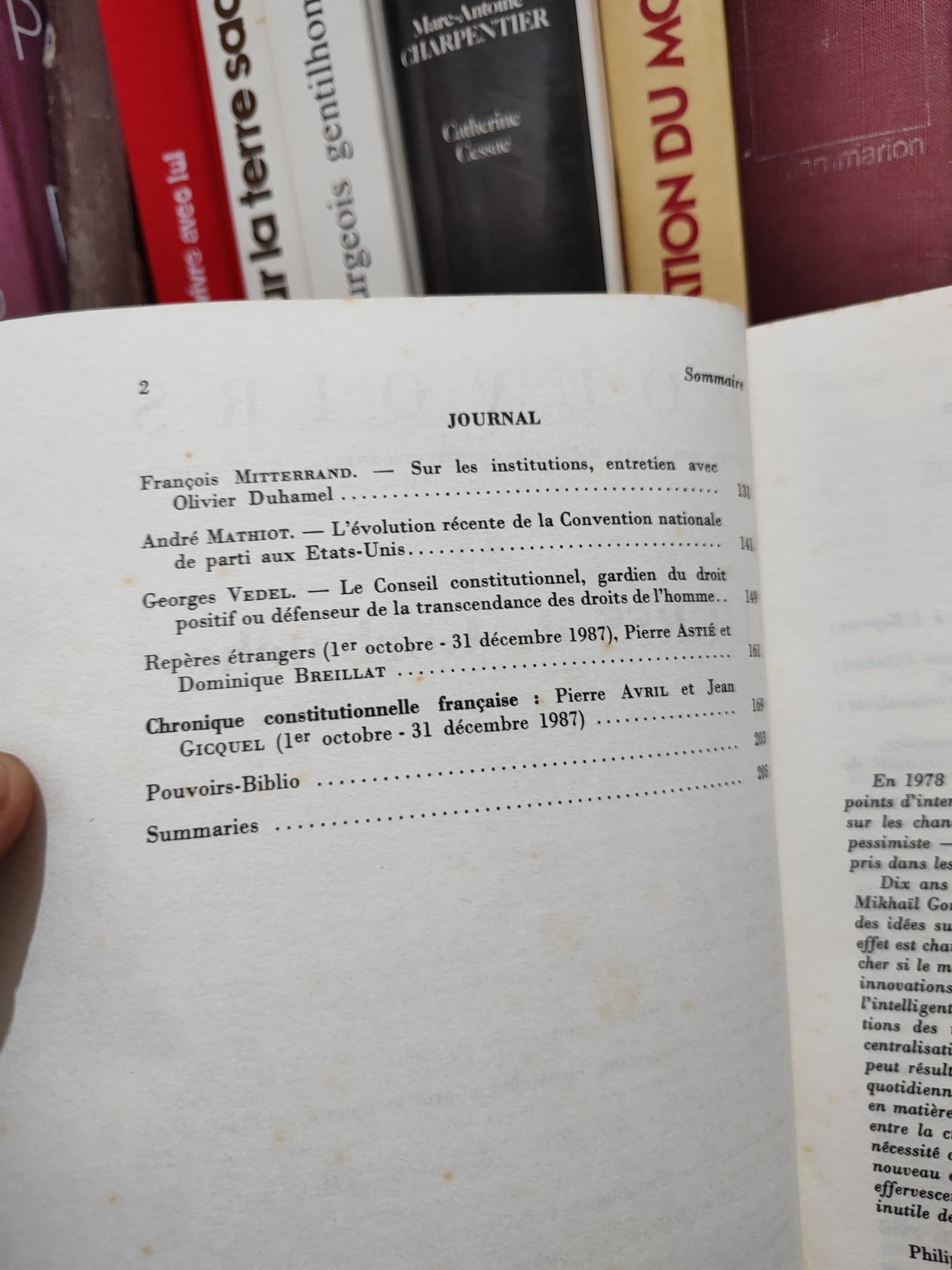 Pouvoirs 45 L'URSS de Gorbatchev