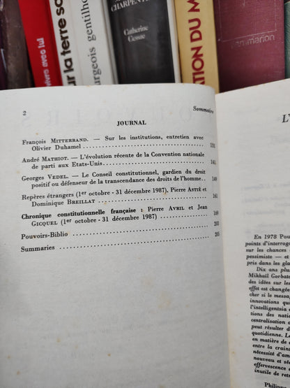 Pouvoirs 45 L'URSS de Gorbatchev