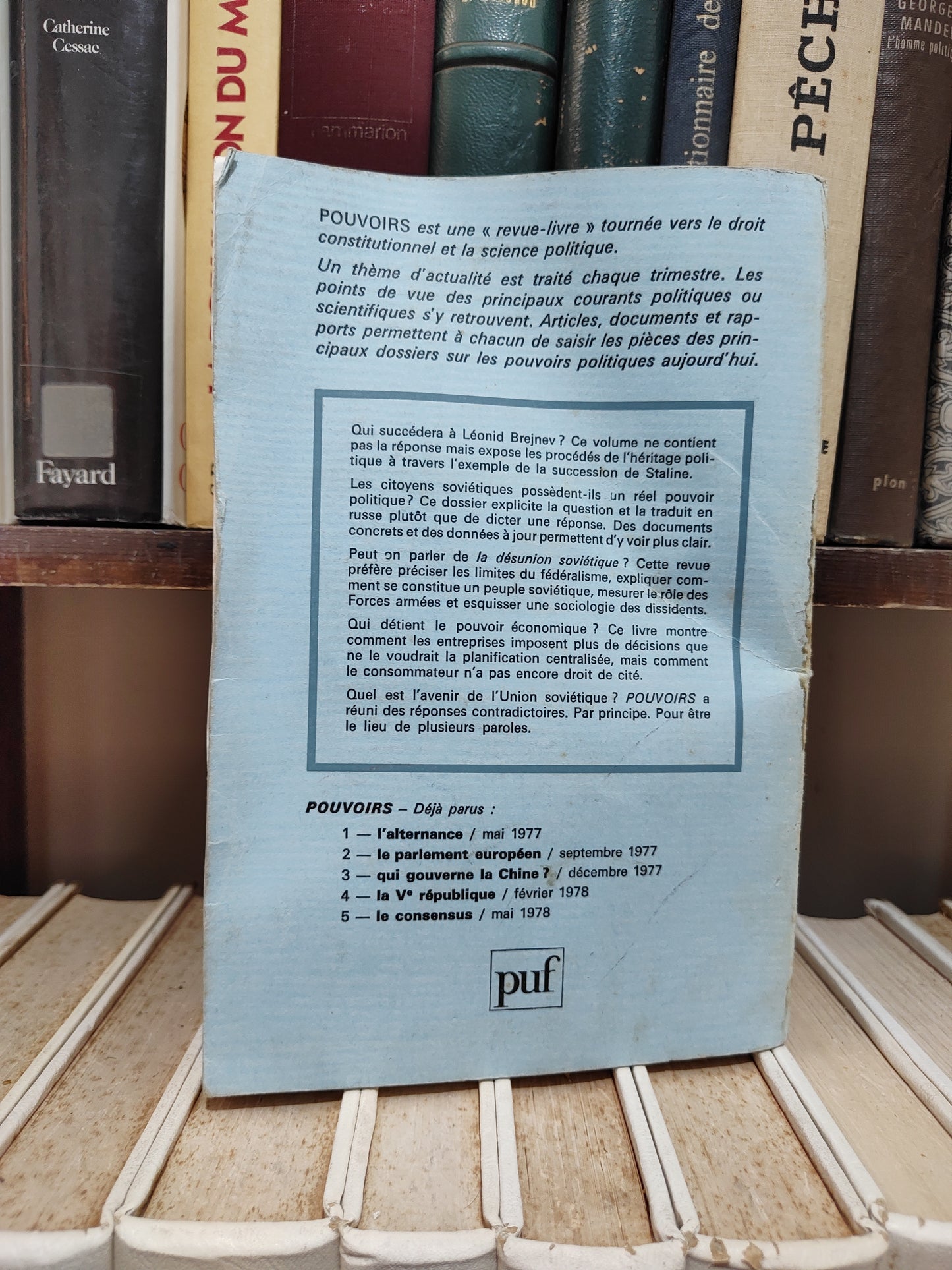 Pouvoirs 6 L'union soviétique
