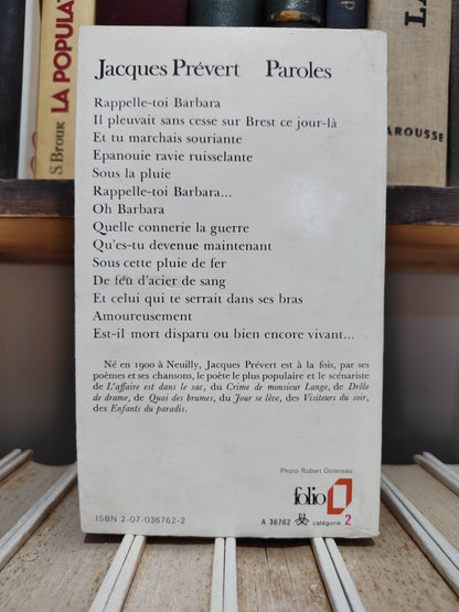 Prévert - Paroles
