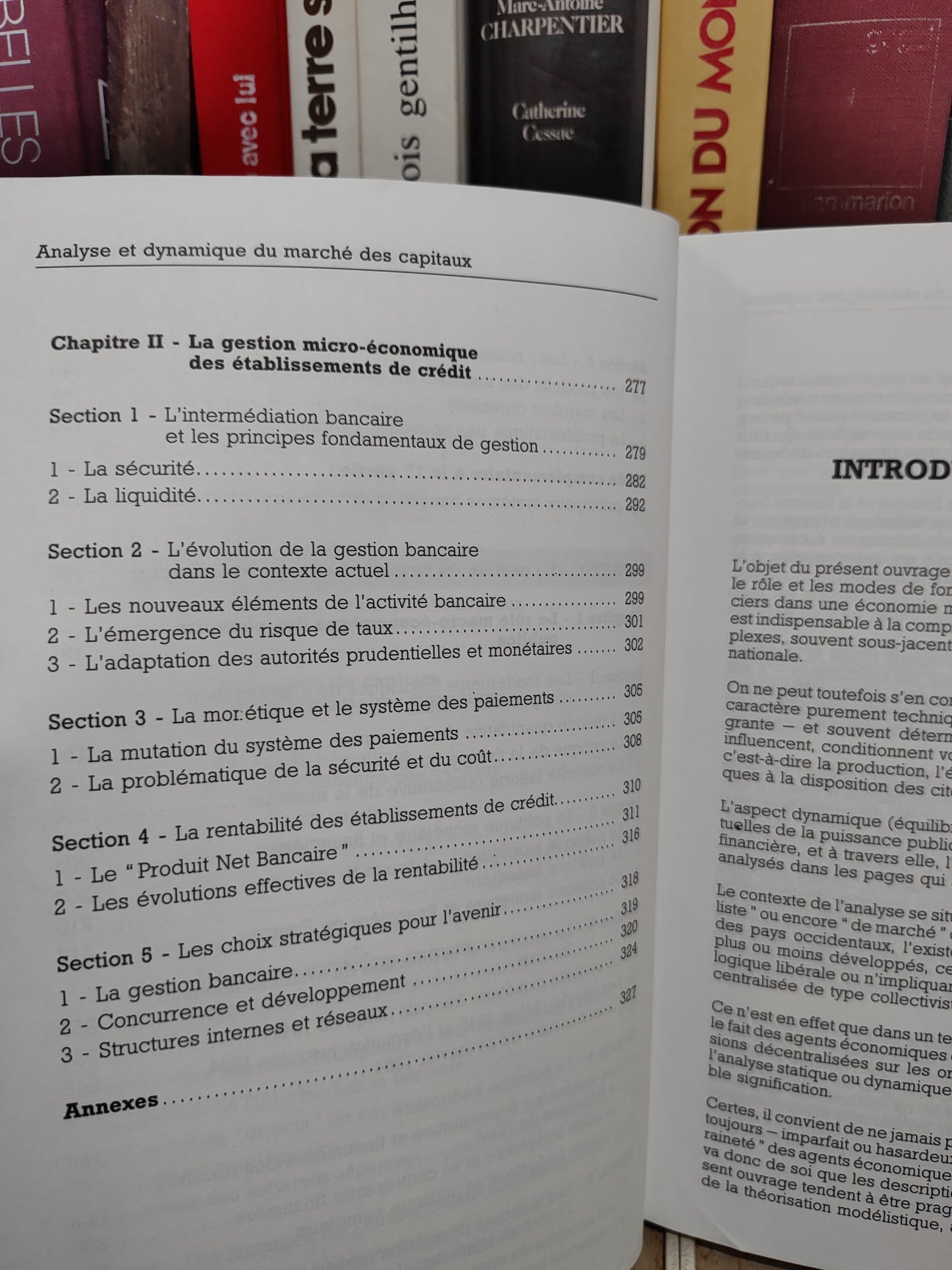 Prissert - Analyse et dynamique du marché des capitaux ; Économie bancaire