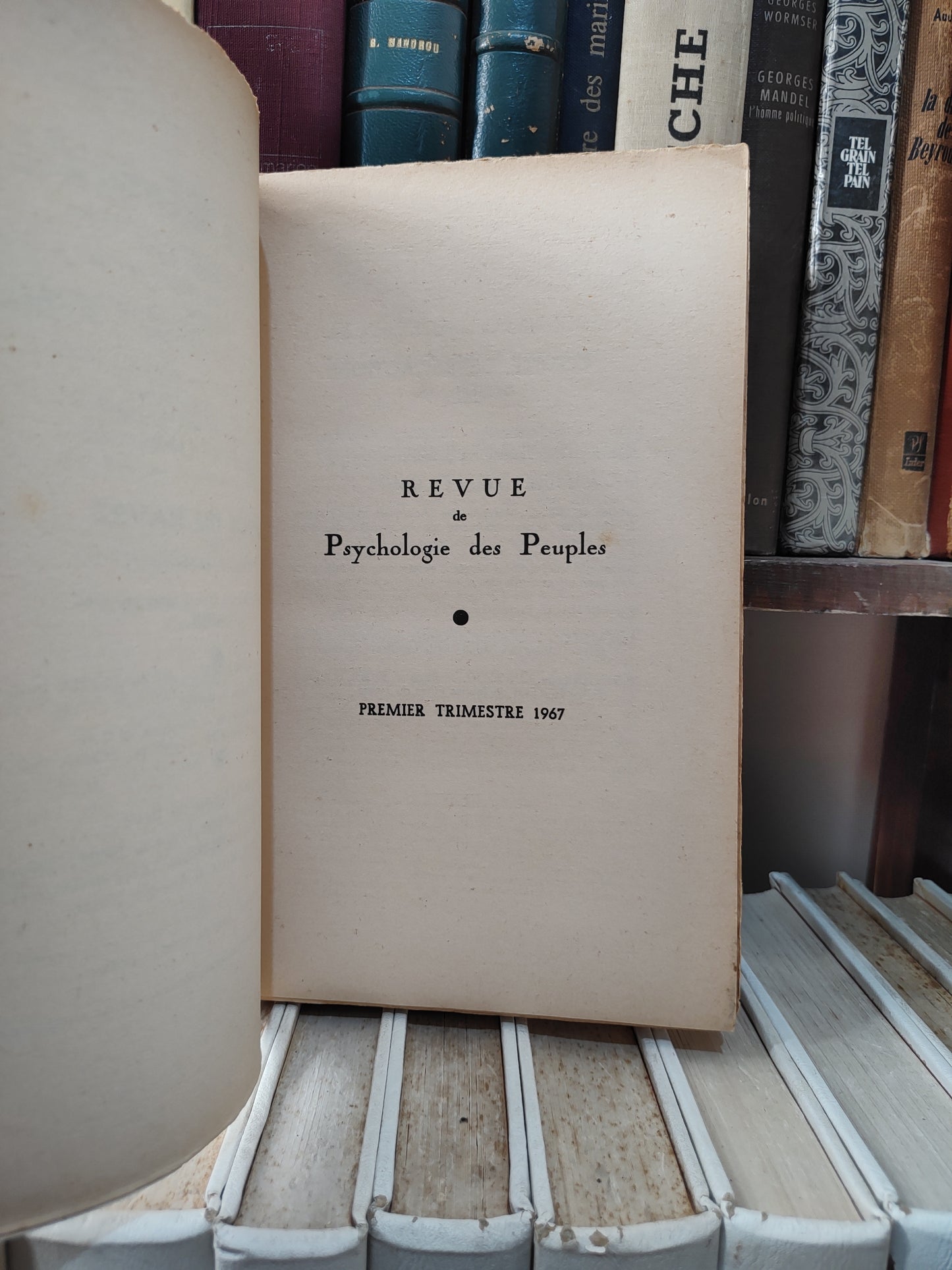Psychologie des peuples N 1
