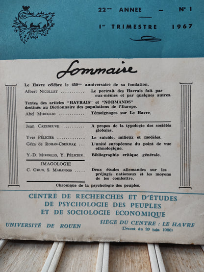 Psychologie des peuples N 1