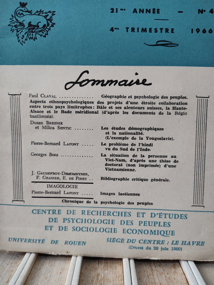 Psychologie des peuples N 4