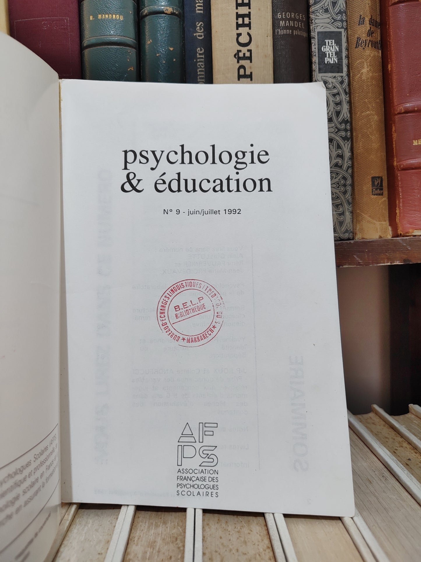Psychologie et éducation n 9