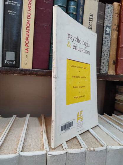 Psychologie et éducation n 9