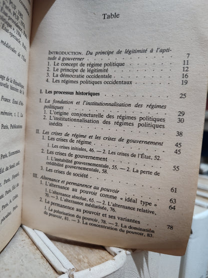 Quermonne - Les régimes politiques occidentaux