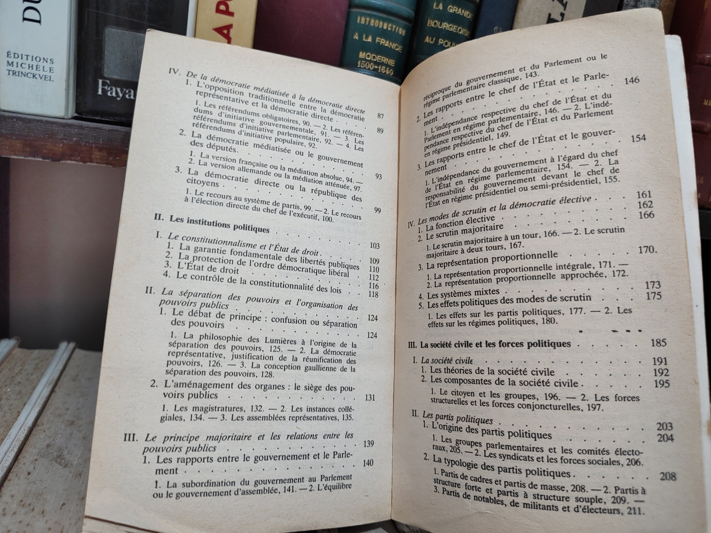 Quermonne - Les régimes politiques occidentaux
