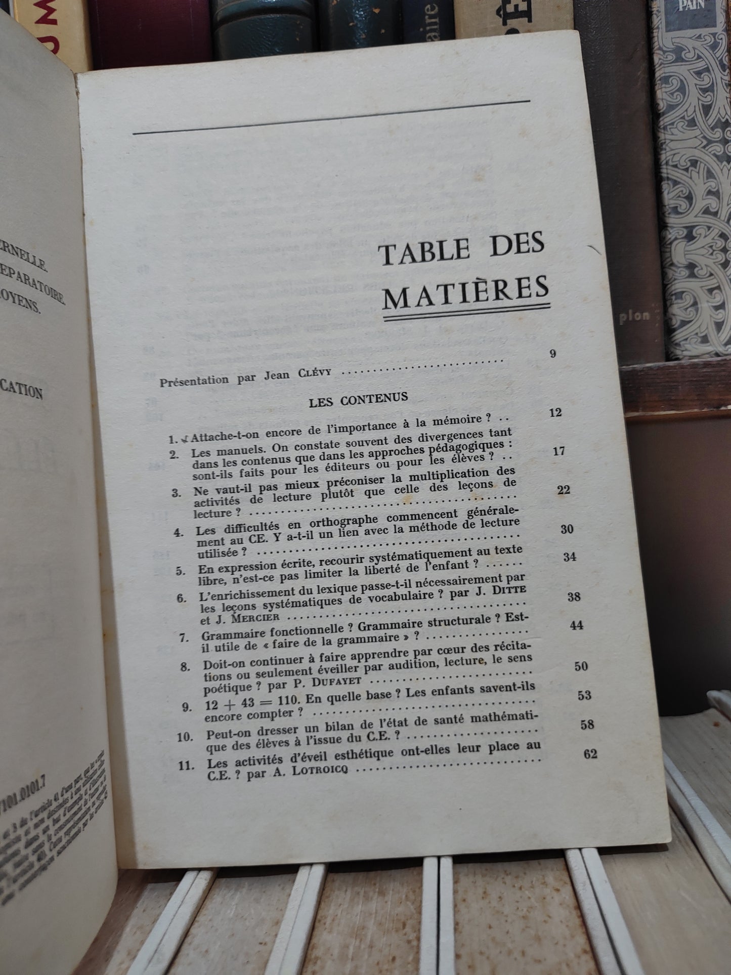 Questions réponses sur les cours élémentaires
