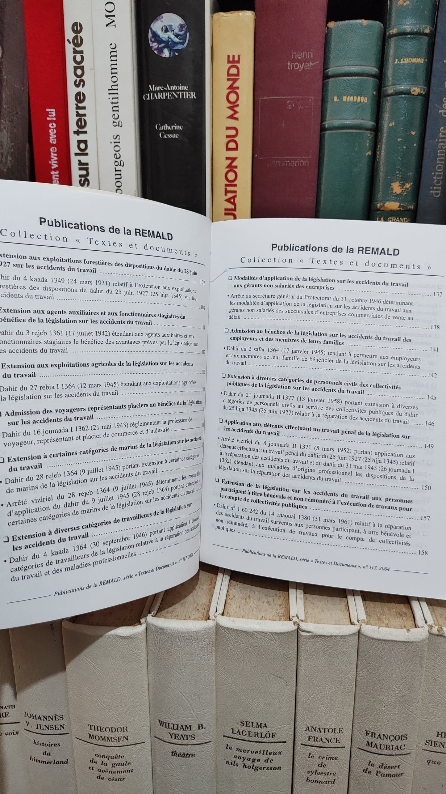 REMALD 117 droit des accidents du travail  قانون حوادث الشغل