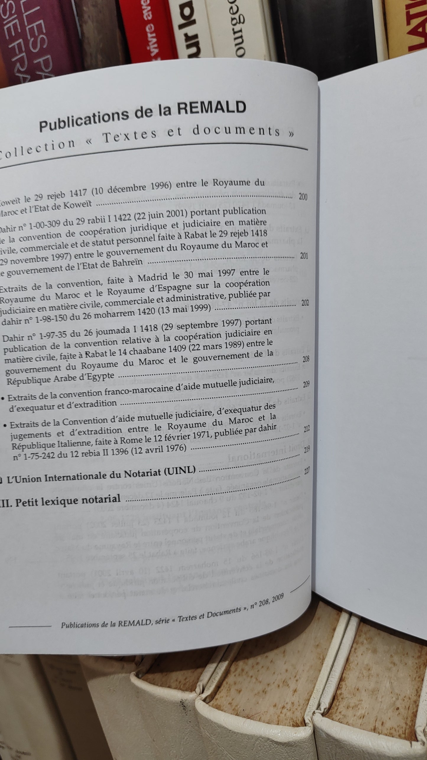 REMALD 208 La profession de Notaire مهنة الموثق