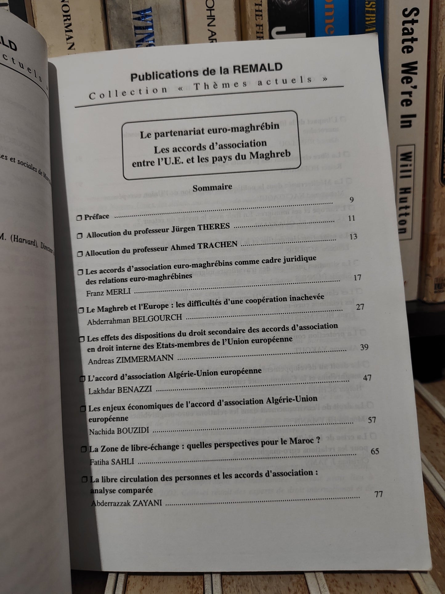 REMALD 42 Le partenariat euro-maghrébin