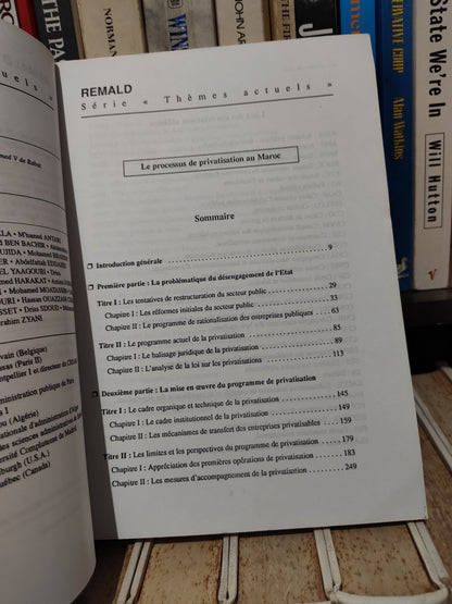 REMALD 7 Le processus de privatisation au Maroc
