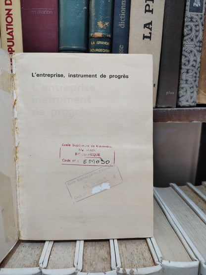Rader - L'entreprise instrument de progrès ; exemples américains