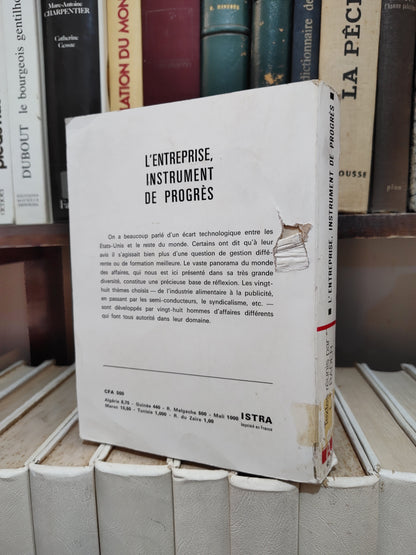 Rader - L'entreprise instrument de progrès ; exemples américains