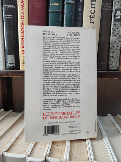Raimbault - Les indomptables figures de l'anorexie
