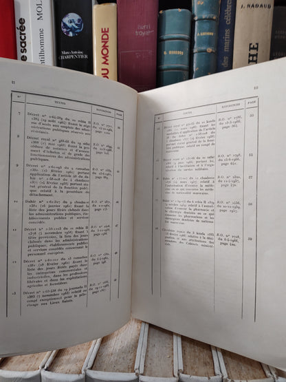 Réglementation générale et statuts particuliers des fonctionnaires des administrations publiques