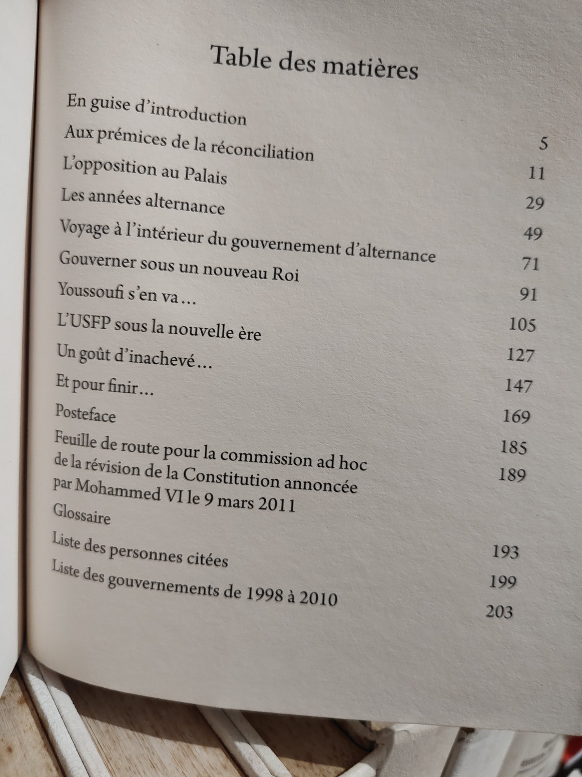 Rehaye - La parenthèse désenchanté : Une alternance marocaine