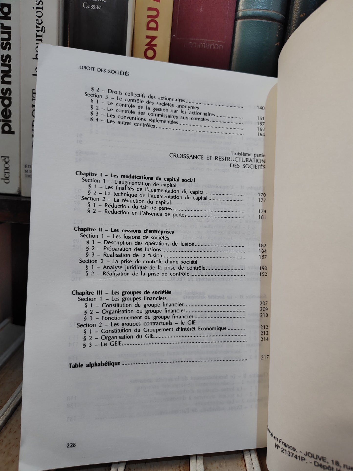 Reinhard - Droit des sociétés