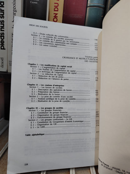 Reinhard - Droit des sociétés
