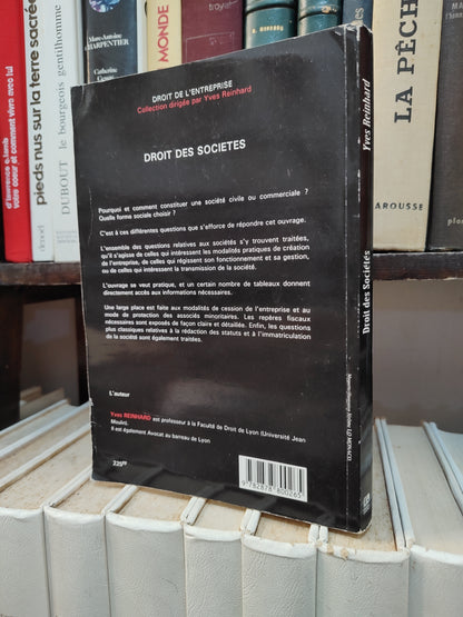 Reinhard - Droit des sociétés