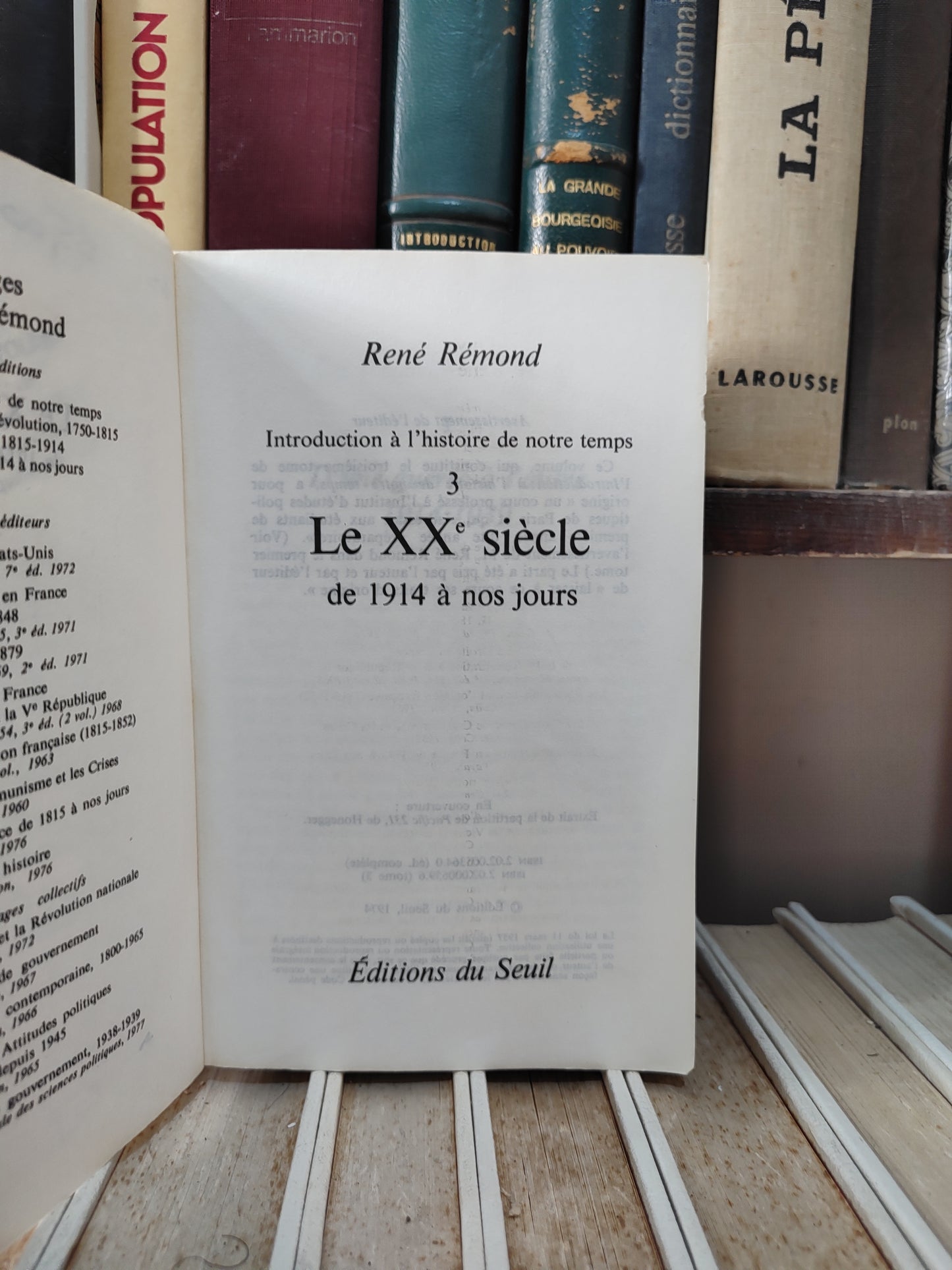Rémond - Introduction à l'histoire de notre temps 3 Le XXe siècle